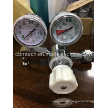 Regulator Gauge Adjustable Setting with Hose Barb Adapter